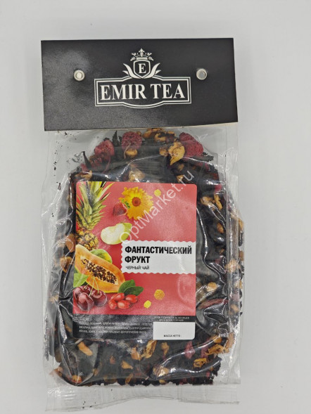 Фруктовый чай Фантастический Фрукт листовой рассыпной с фруктами Emir Tea 200 г