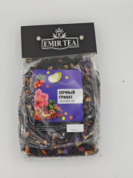 Фруктовый чай Сочный Гранат листовой рассыпной с ягодами и фруктами Emir Tea 200 г