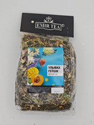 Фруктовый зеленый чай Улыбка Гейши листовой рассыпной с ягодами и фруктами Emir Tea 200 г