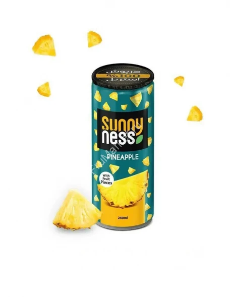Фруктовый напиток с кусочками фруктов Sunny Ness Ананас 0,24 л