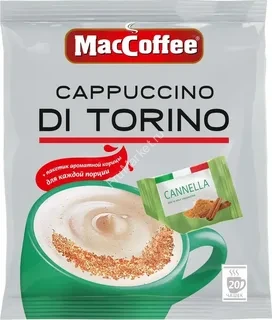Кофе в пакетиках растворимый 3 в 1 MacCoffee Cappuccino Di Torino 510 г