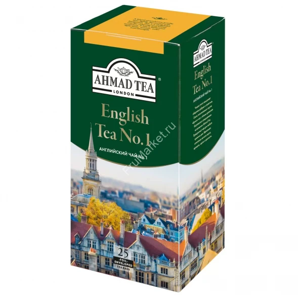 Чай чёрный с ароматом бергамота English tea №1 Ahmad Tea