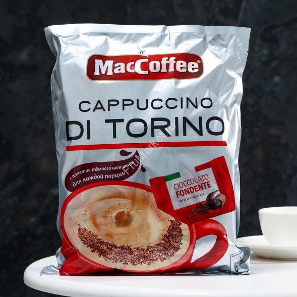 Напиток кофейный MacCoffee Cappuccino di Torino растворимый 3 в 1 25,5 г