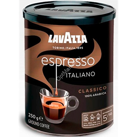 Кофе молотый Espresso Italiano Lavazza Classico ж/б 250г