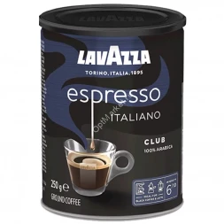 Кофе молотый Espresso Italiano Lavazza Club ж/б 250г