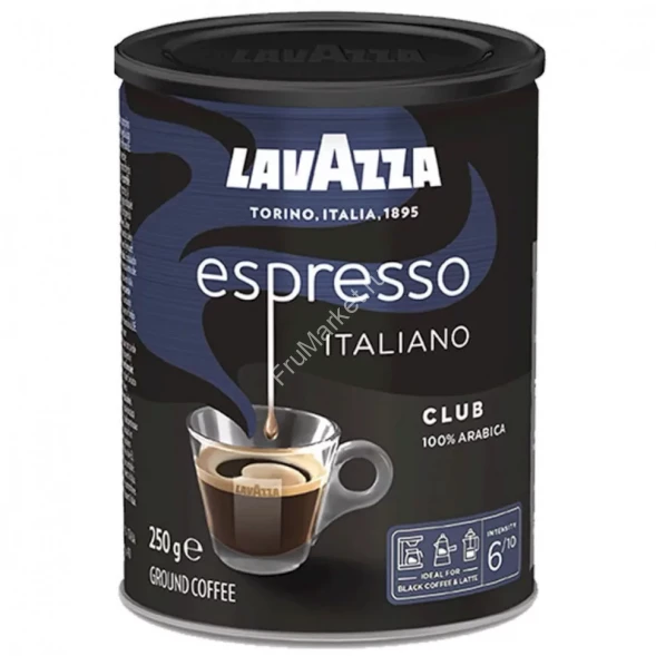 Кофе молотый Espresso Italiano Lavazza Club ж/б 250г